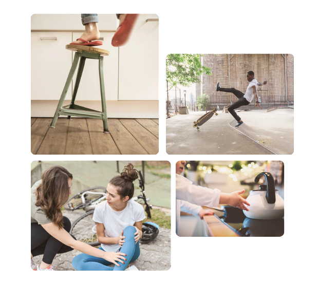 Accidents de la vie ouvrant droit à indemnisation : blessures, chutes, brûlures et autres dommages corporels accompagnés par un avocat